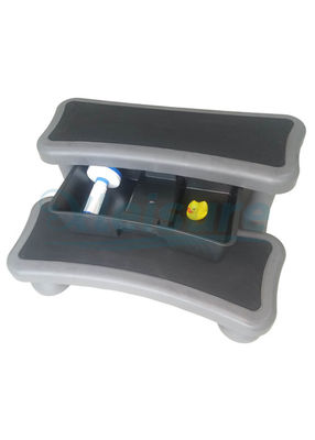 Commercial Weatherproof Hot Tub Spa Steps With Storage Drawer Easily Clean